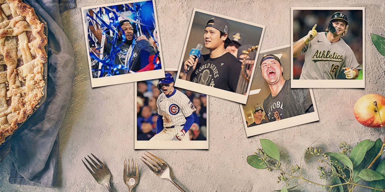 Here's a reason for every team in MLB — and their fans — to give thanks Here's a reason for every team in MLB — and their fans — to give thanks