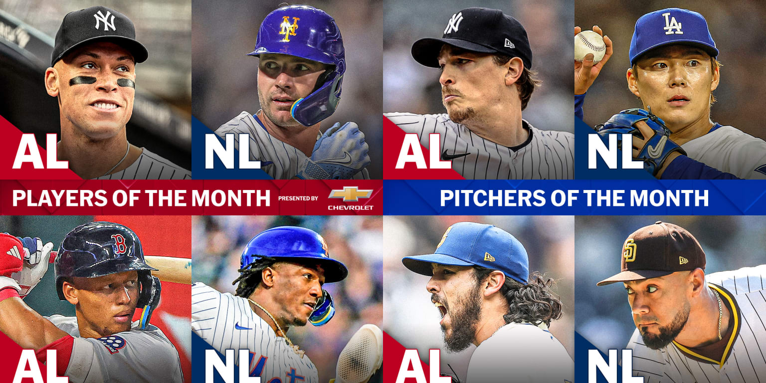 Judge, Alonso power their way to Player of the Month honors