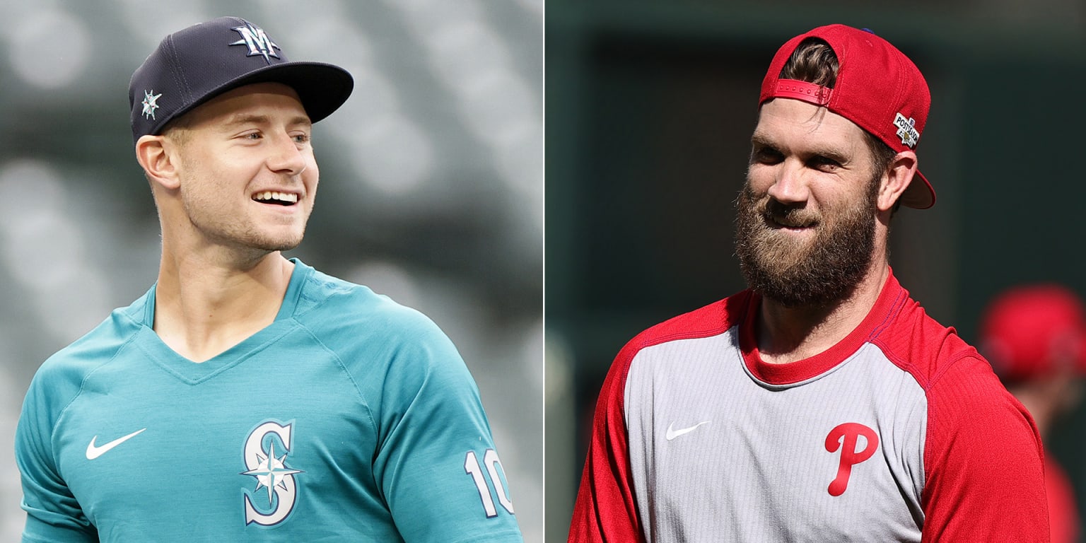 Jarred Kelenic still too shy to meet hero Bryce Harper during breakout  season with Mariners