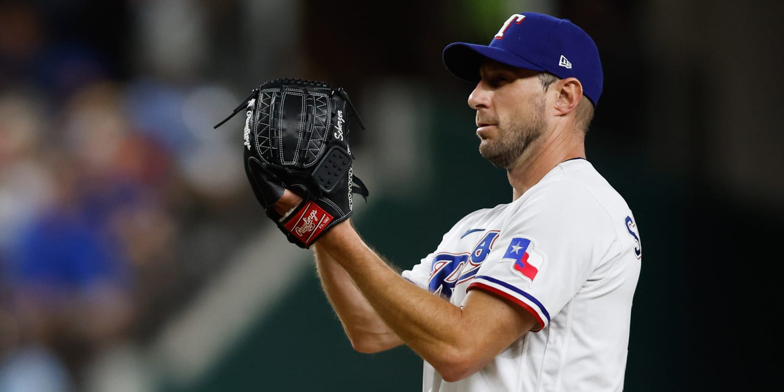 Max Scherzer and John Gray were added to the Texas roster for the ALCS