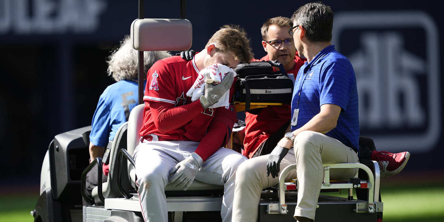 Taylor Ward carted off from Angels-Blue Jays game after taking