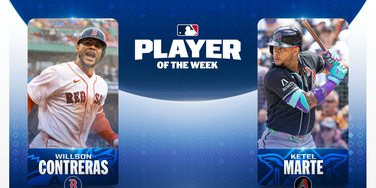 Marte, Willson Contreras mash their way to weekly honors