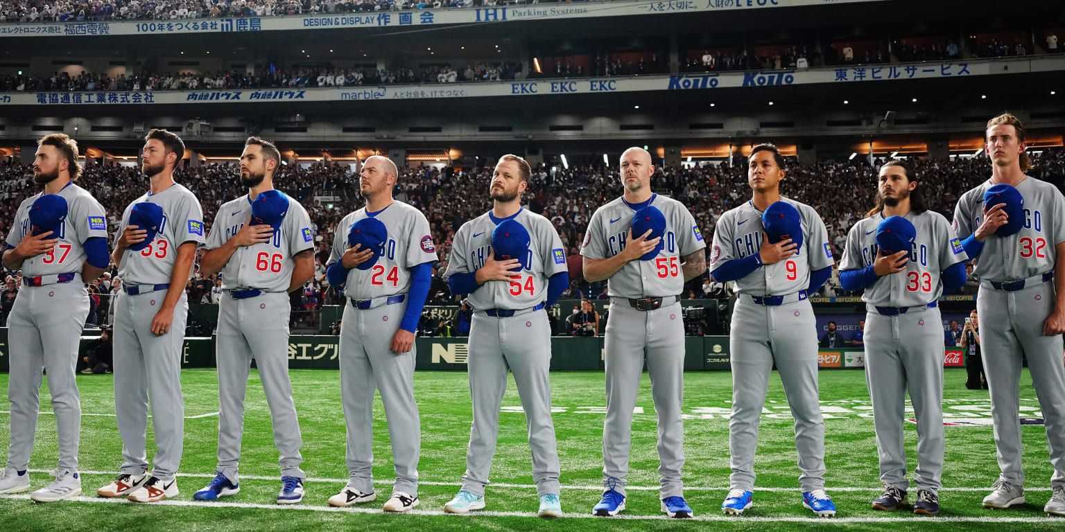Cubs 2025 Opening Day roster in US