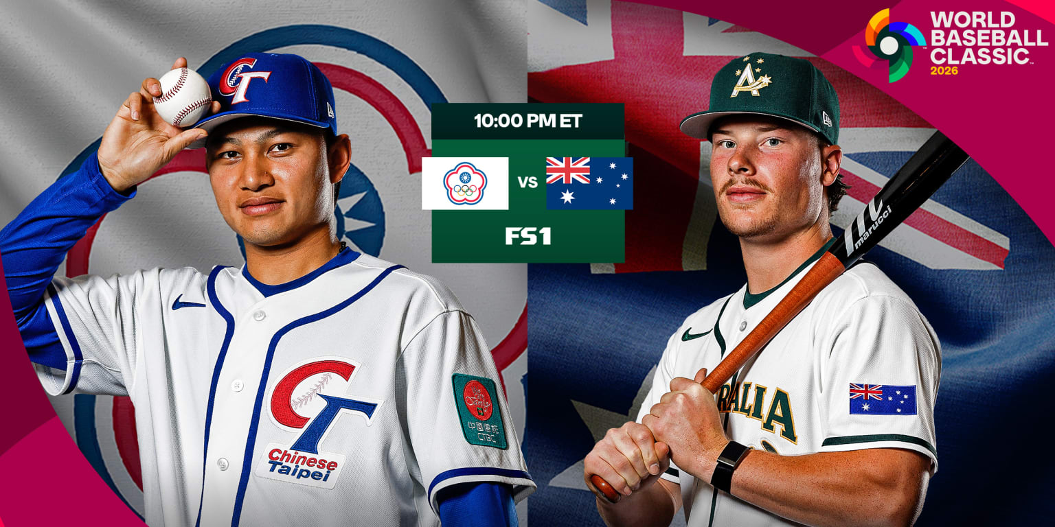 LIVE on FS1: '26 Classic starts with Chinese Taipei vs. Australia