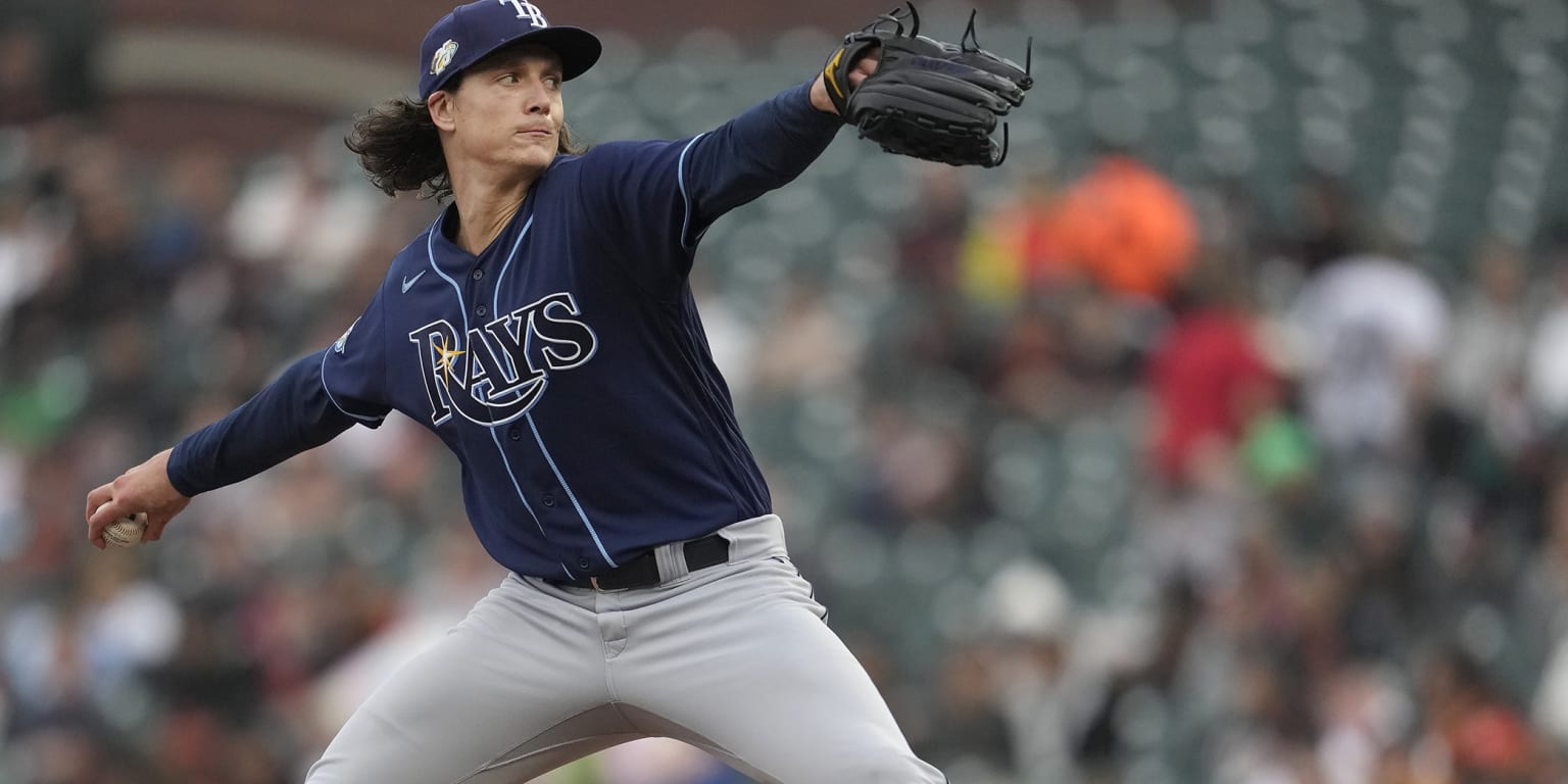 The Rays had too much power for the Giants in Glasnow, SF