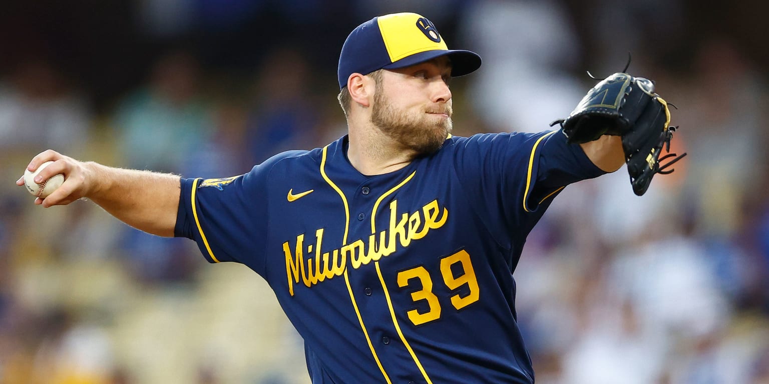 Corbin Burnes throws 7 scoreless innings vs. Dodgers