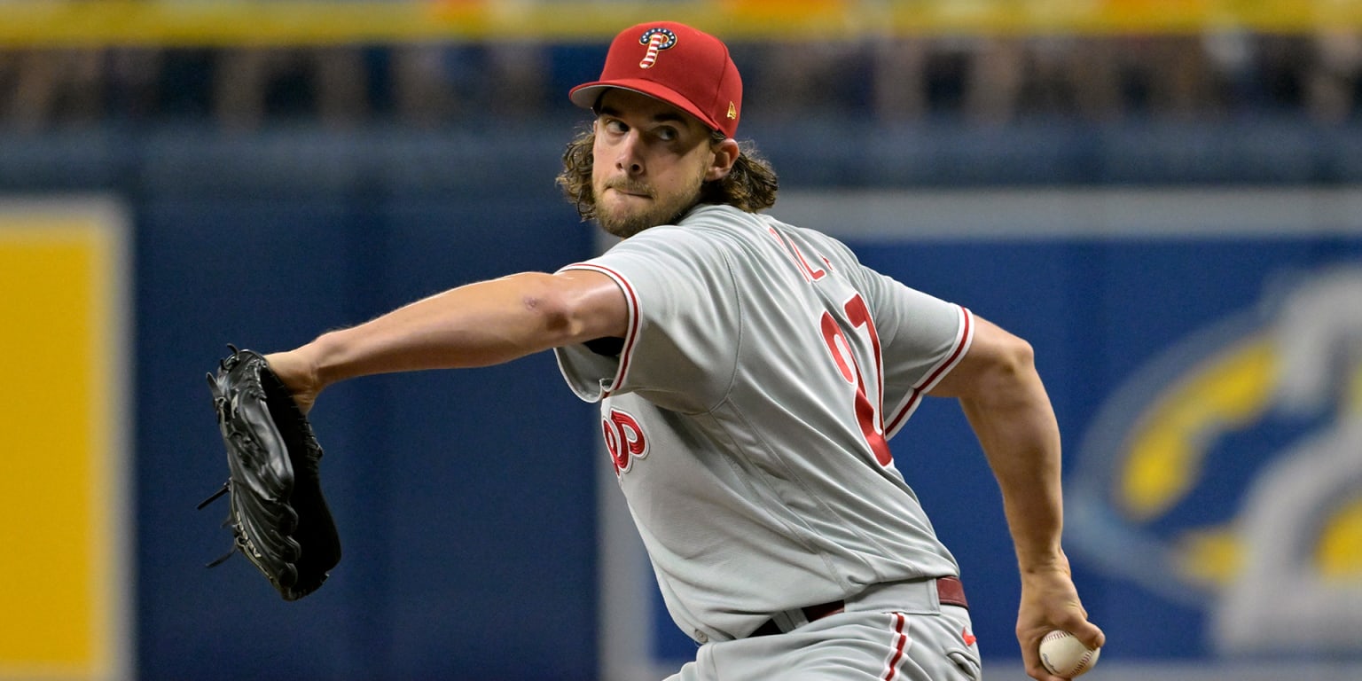 Aaron Nola matches career high 12 strikeouts in win