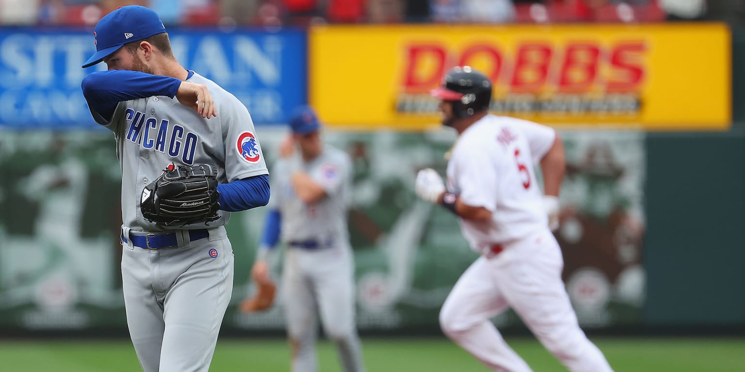 Pujols hits 695th homer, now one behind Rodriguez as Cardinals beat Cubs