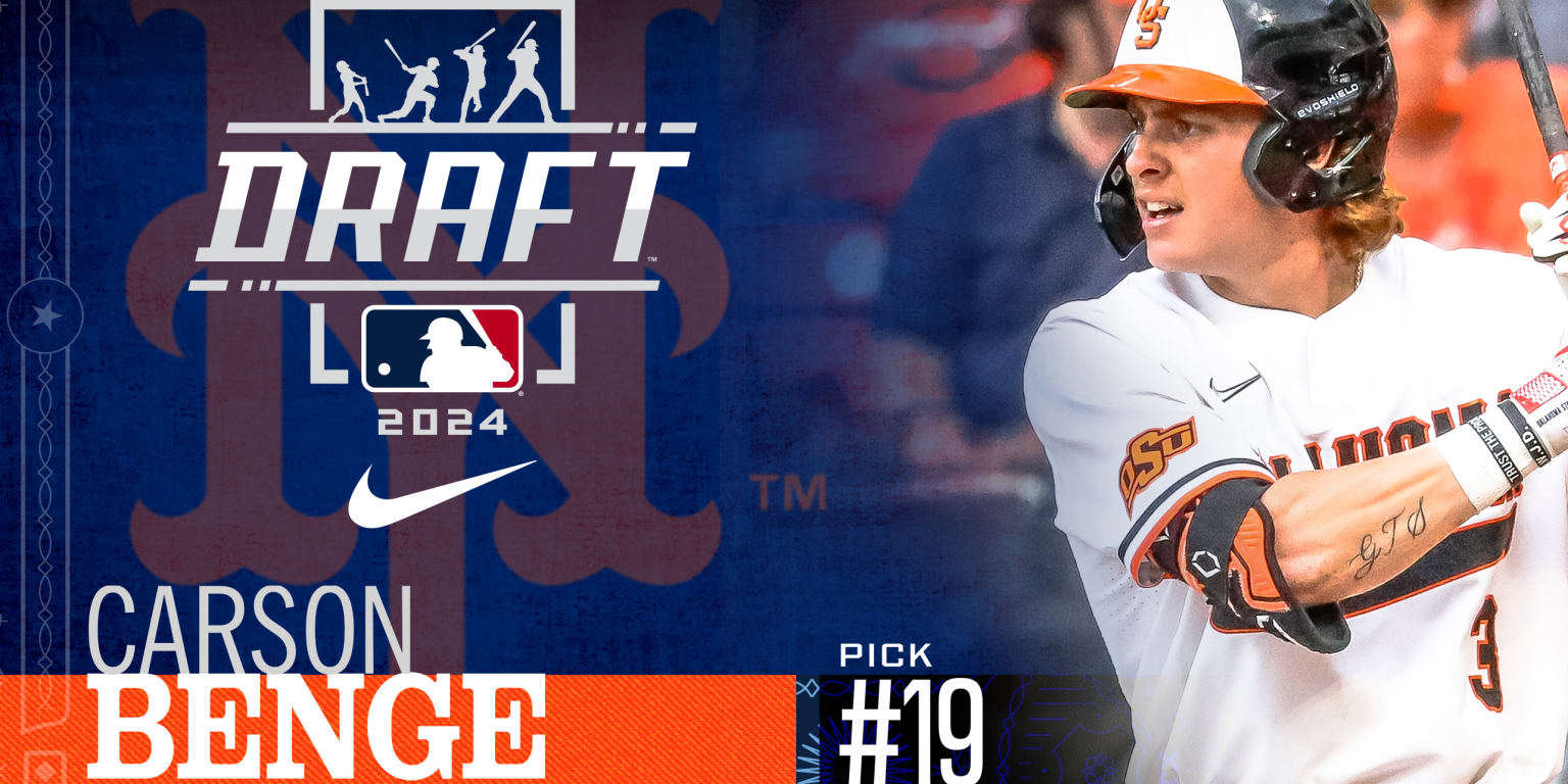 Carson Benge drafted No. 19 by Mets in 2024 MLB Draft