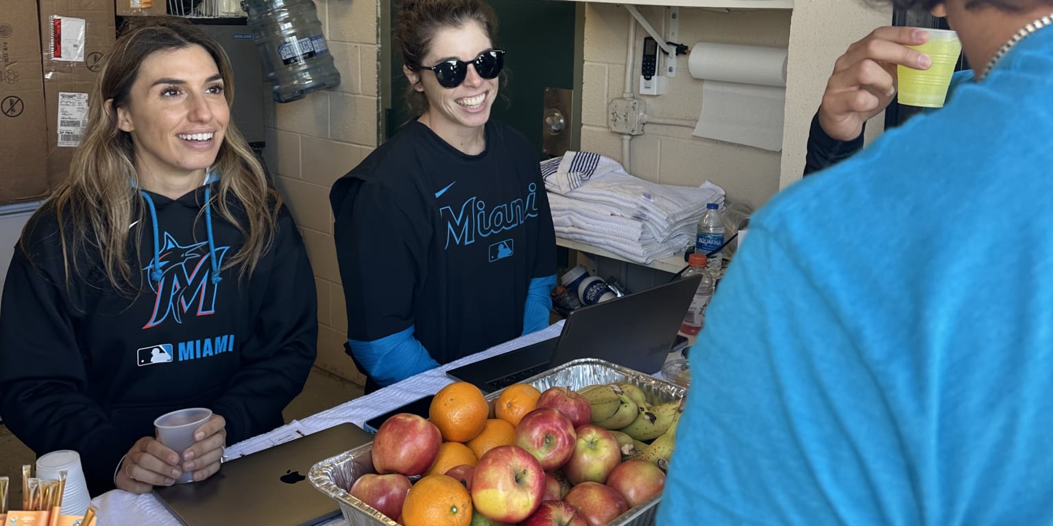 The Marlins nutritional team trying to improve players’ health
