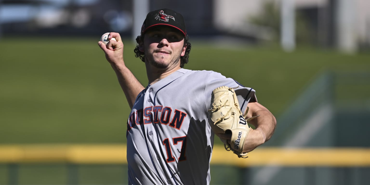 Astros pitching prospect getting on track in Fall League after lengthy injury comeback