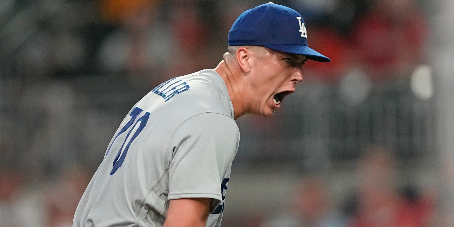 Dodgers dominan a Bravos detrás de brillante debut de Miller