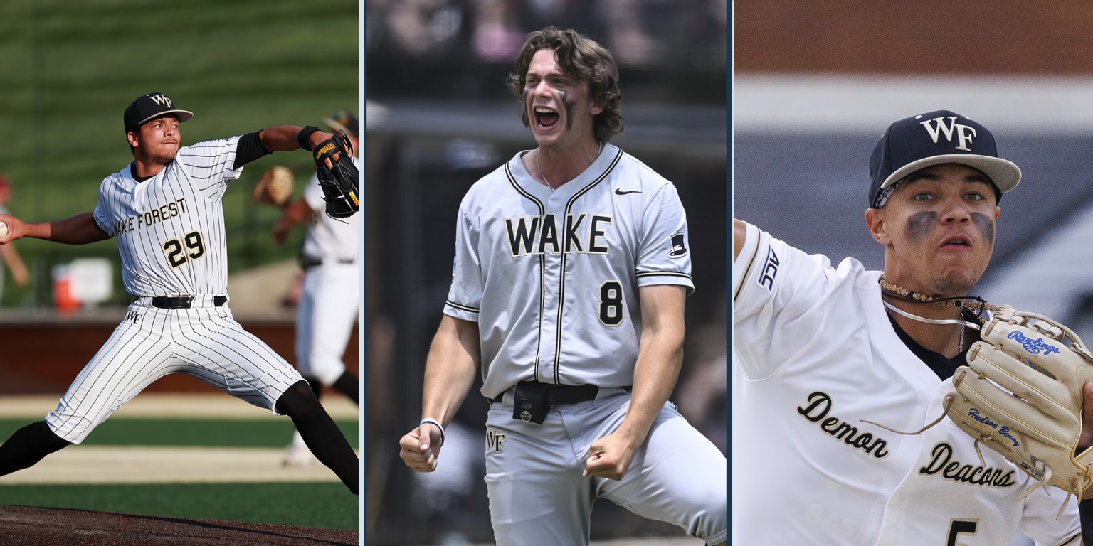 Burgeoning baseball factory Wake Forest has trio of Top 10 picks