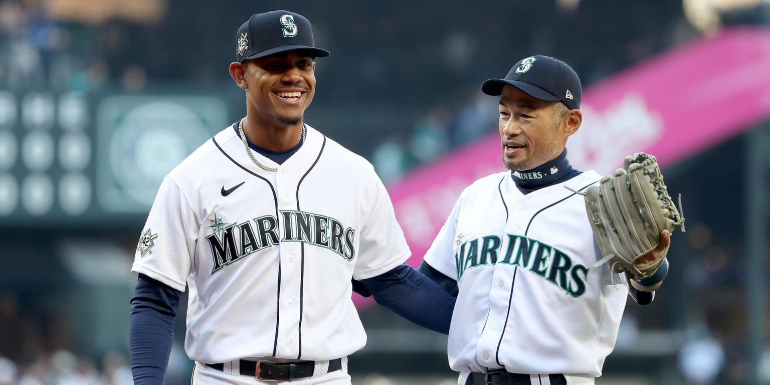 Rosenthal: Simply playing catch helped Ichiro and Mariners top prospect  Julio Rodríguez forge a meaningful bond - The Athletic