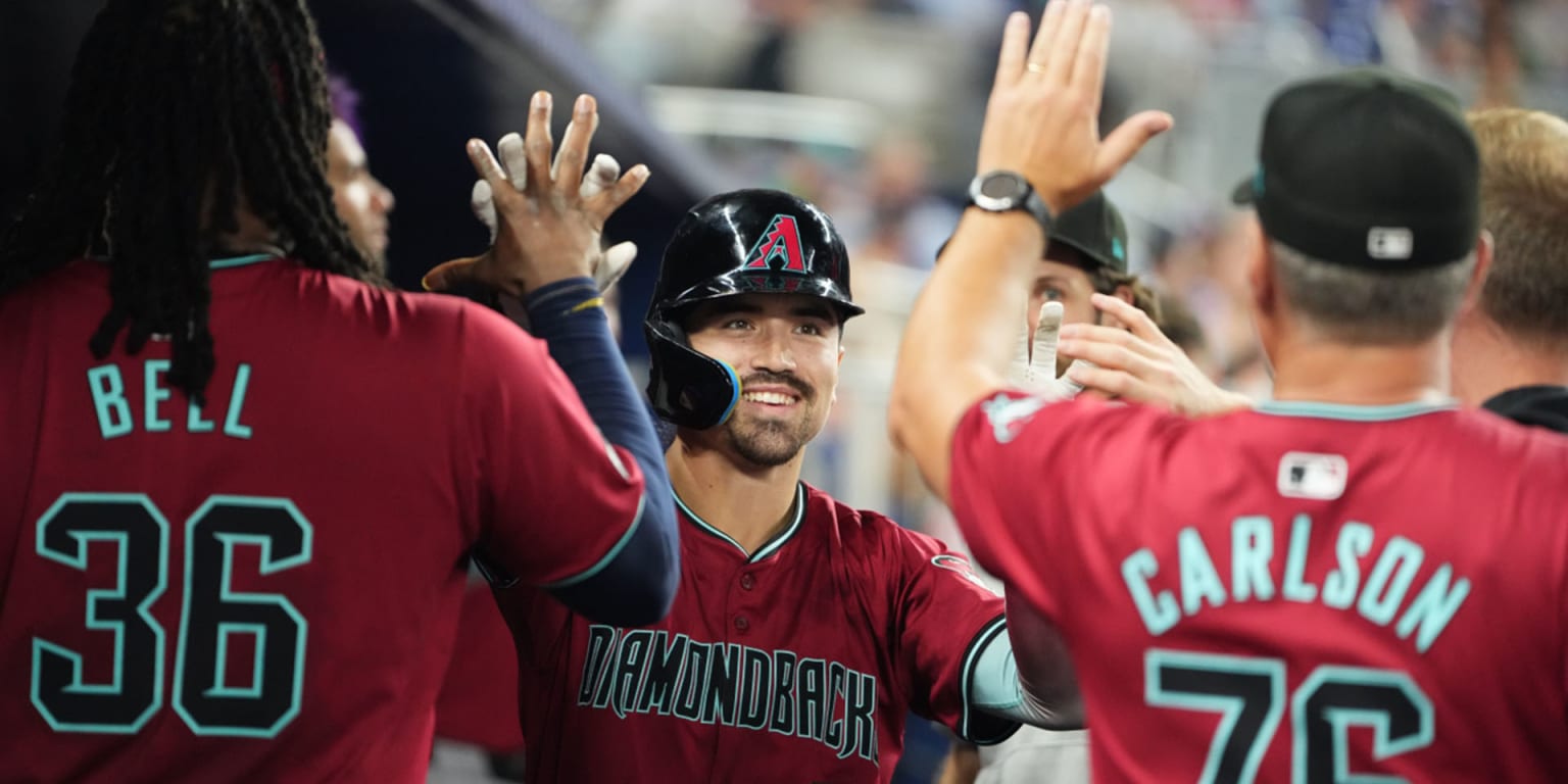 Corbin Carroll hitting home runs for Dbacks