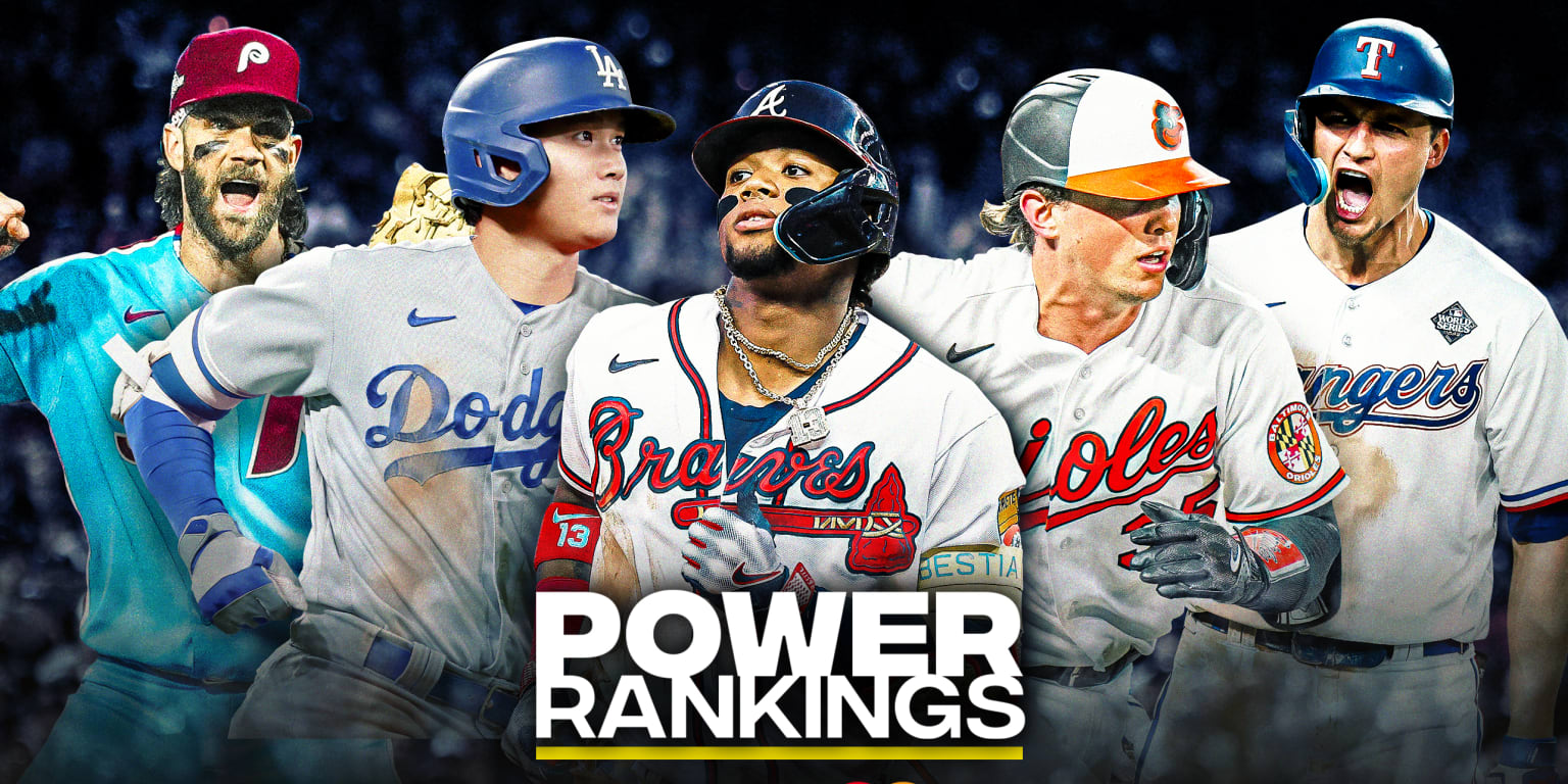 2024 MLB Power Rankings Braves Lead with Dodgers, Rangers, Orioles