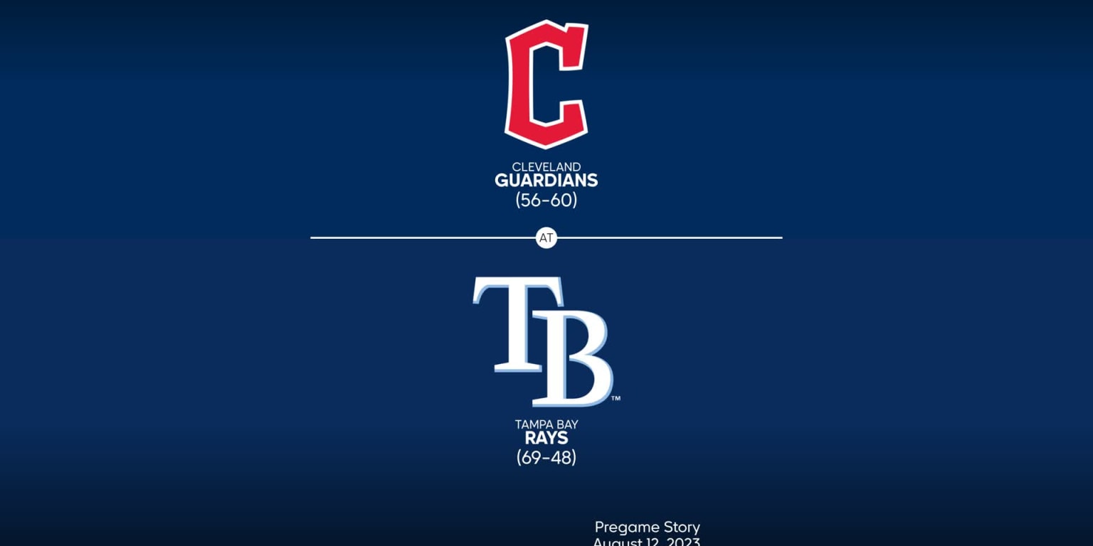 Cleveland Guardians vs. Tampa Bay Rays (8/12/23) - Stream the MLB