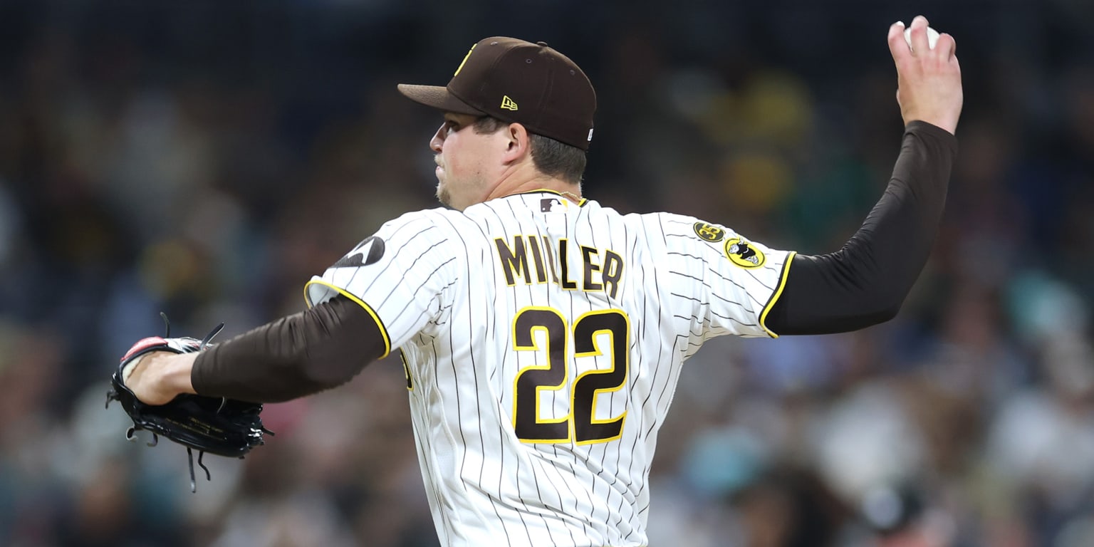 Miller passes Jones for second-longest scoreless streak in Padres history