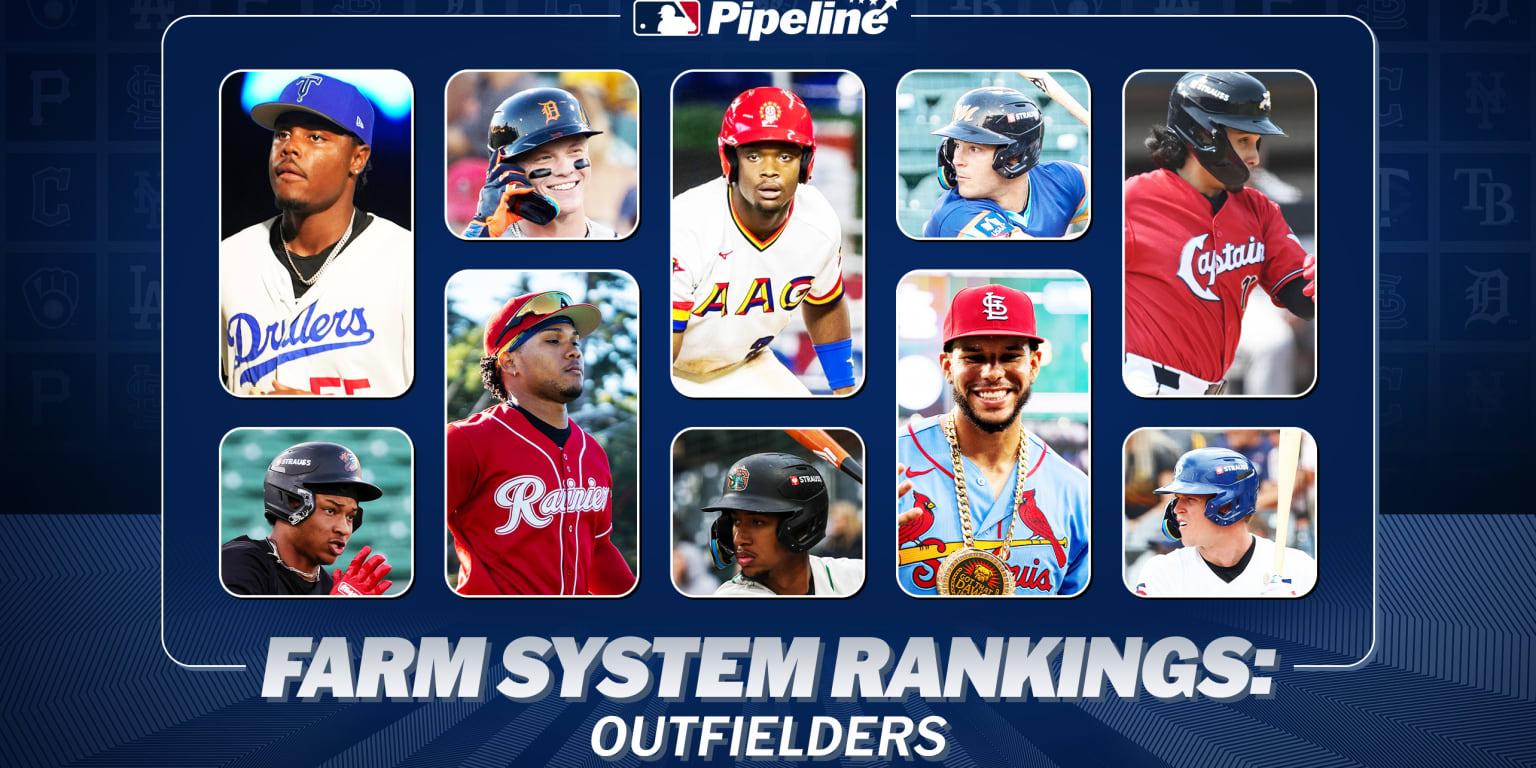 These 10 farm systems have the best outfield prospects