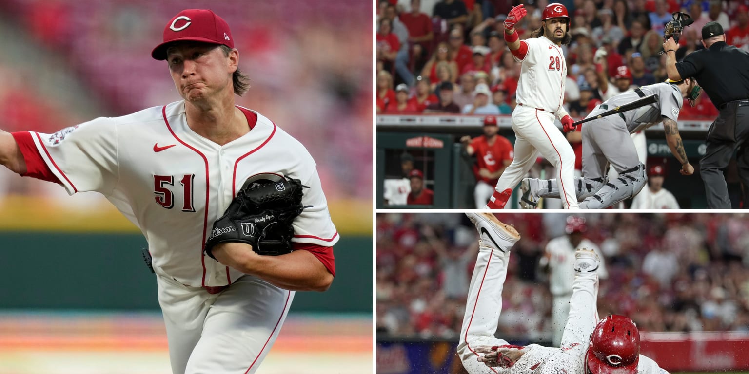 With roster largely intact, Reds earn WILD win in 1st game post-Deadline