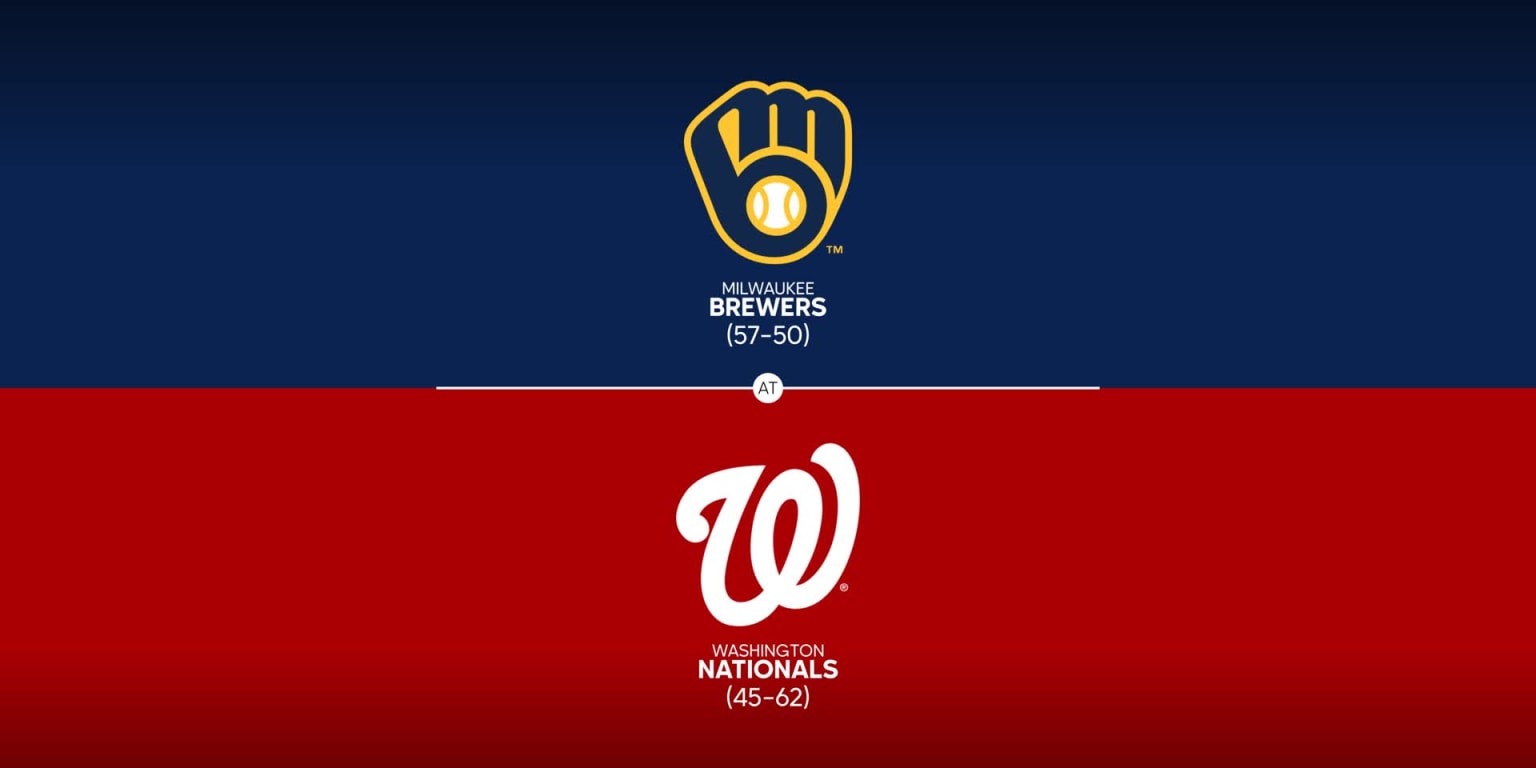 Photo: Washington Nationals vs the Milwaukee Brewers in Milwaukee