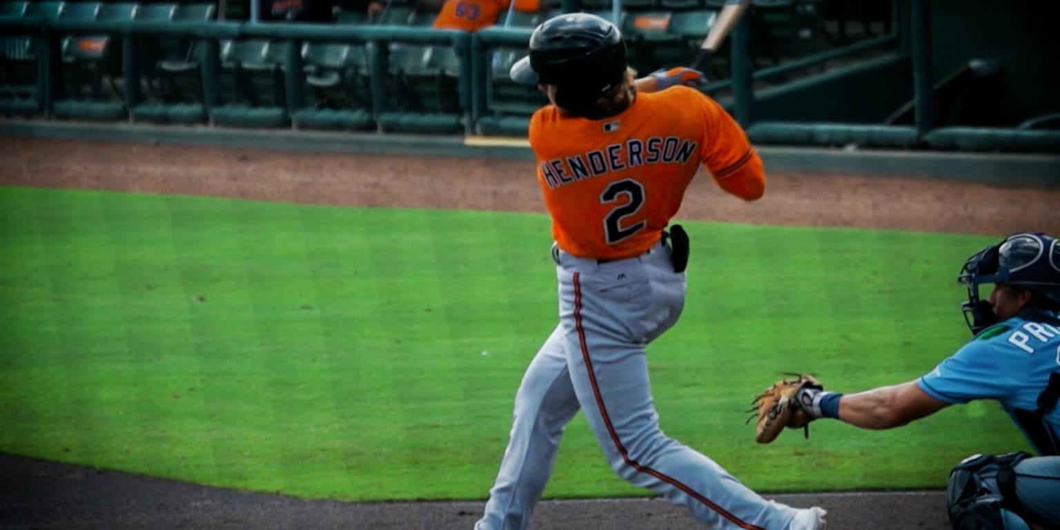 Gunnar Henderson Baltimore Orioles Men's Orange Roster Name