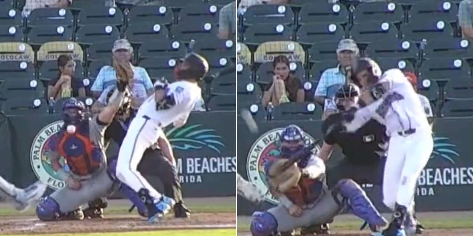 Marlins First-Rounder Jacob Lombard Homers After HBP in Jupiter Win