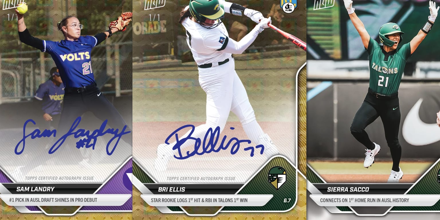 Topps releases first set of AUSL trading cards