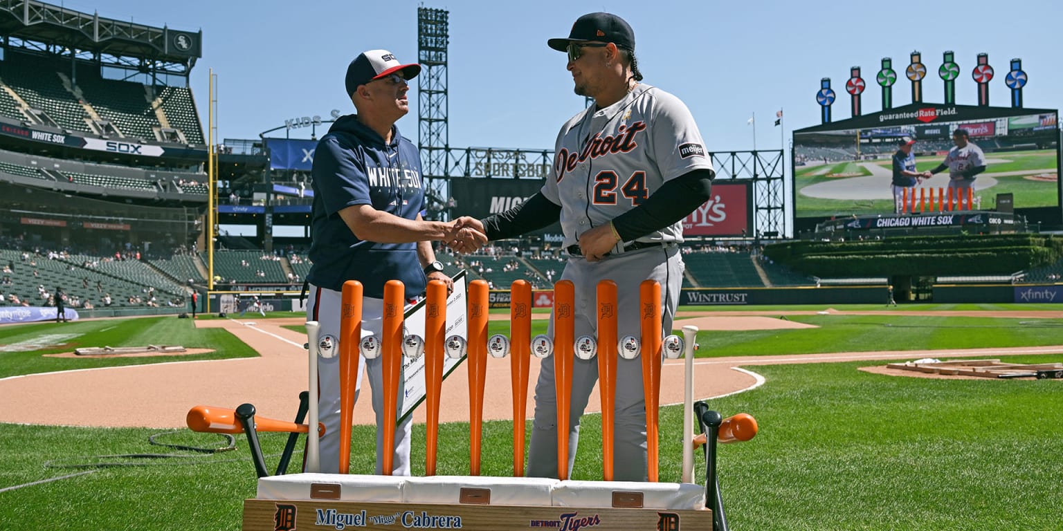 White Sox honor Miguel Cabrera, who reminds them how much he has