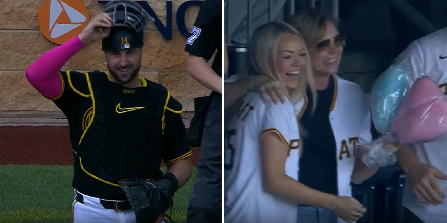 Pirates catcher sends pitcher a different kind of sign: a gender reveal!