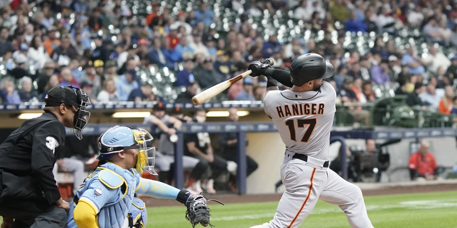 The Giants beat the Brewers, who are over .500 for the first time in 2023