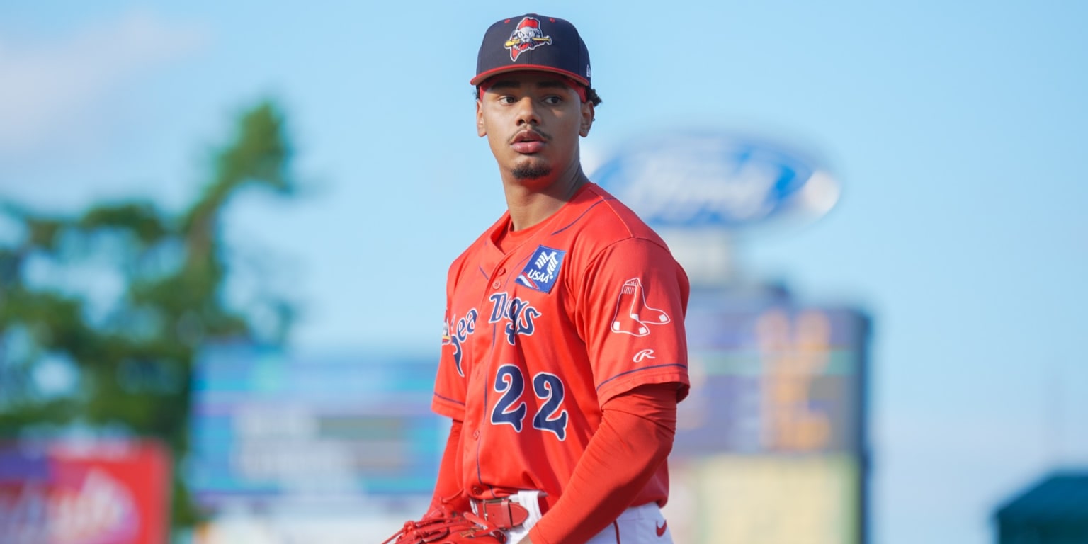 Red Sox top pitching prospect racks up career-best 10 strikeouts at Double-A