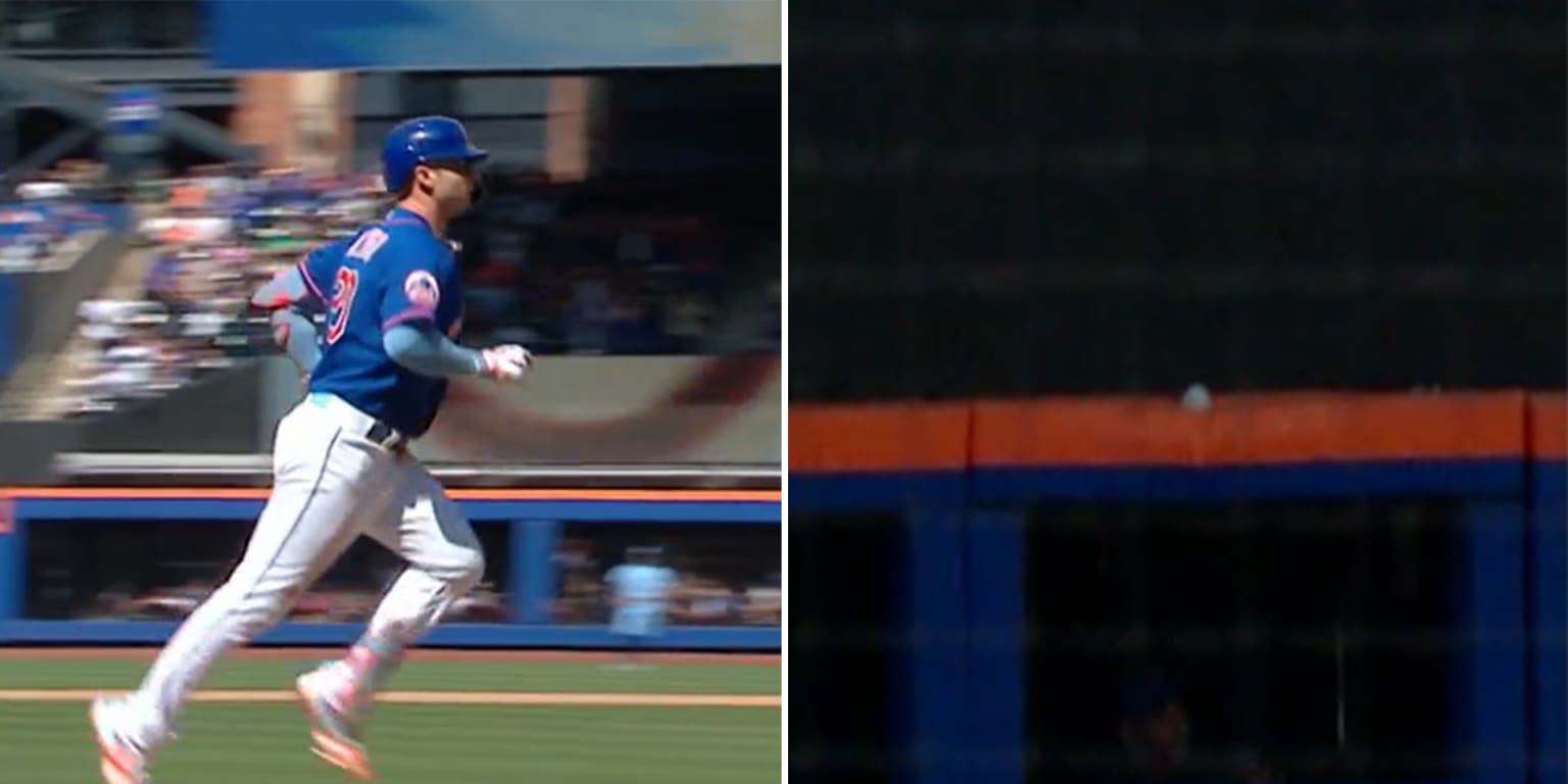 Alonso simply squeaks one over wall to set Citi Field HR file