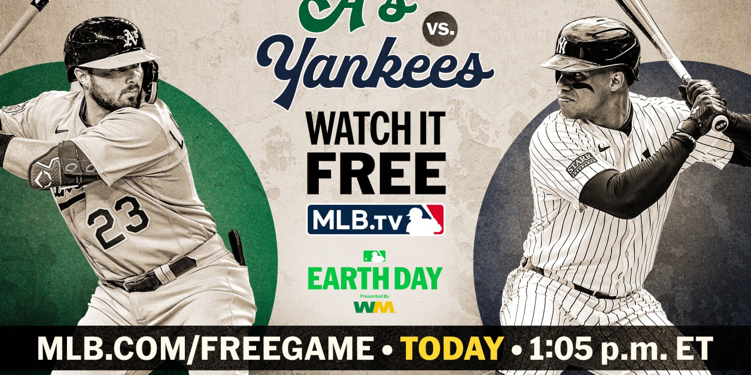 A's face Yankees in MLB.TV Free Game of the Day - Mlb Tv Free Game Of The Day 2021
