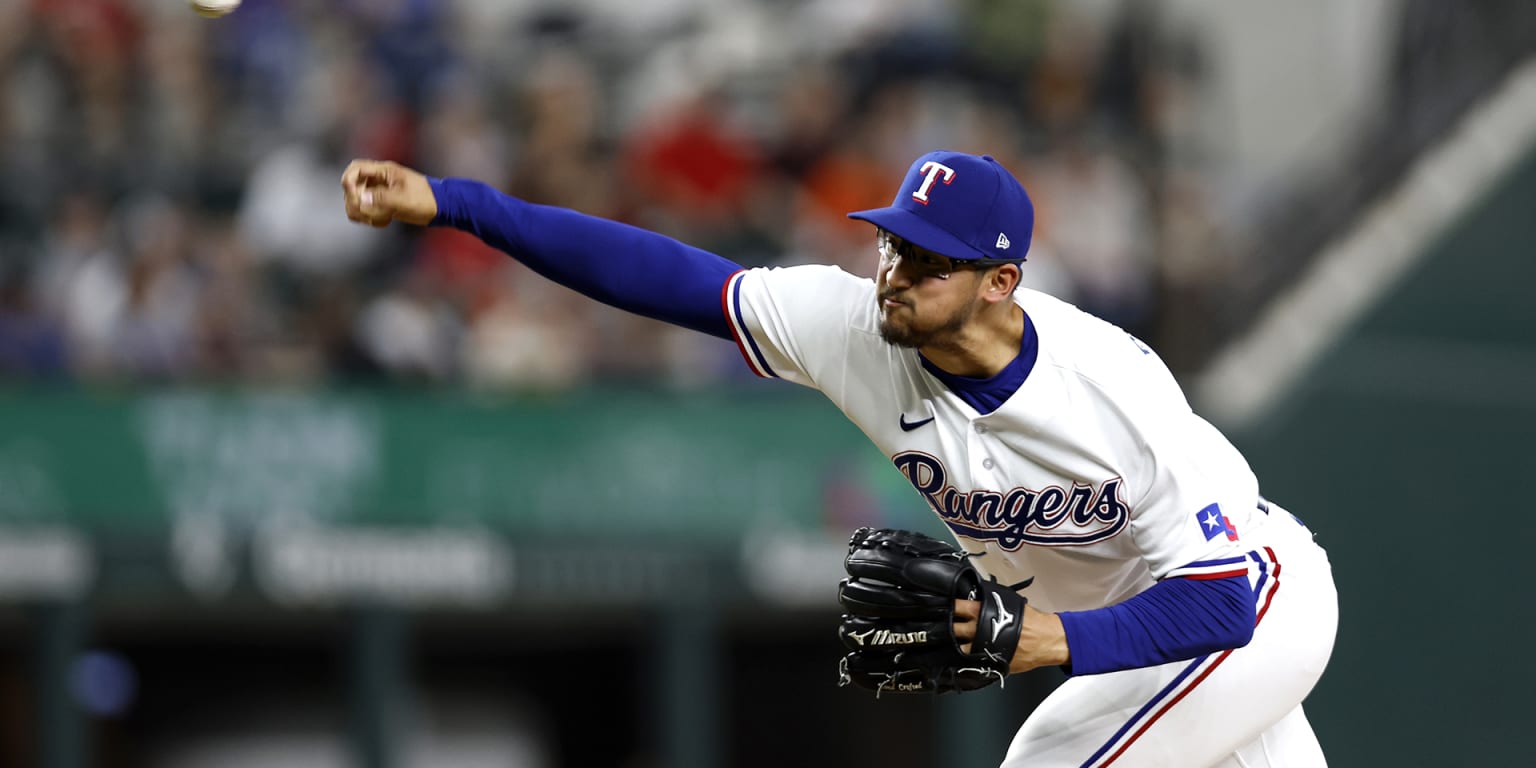 Dane Dunning comes within an out of his first shutout, the Rangers