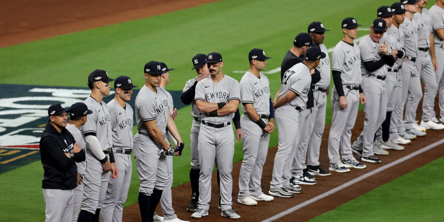 Yankees yankees mlb jersey dress announce roster for ALCS against Astros