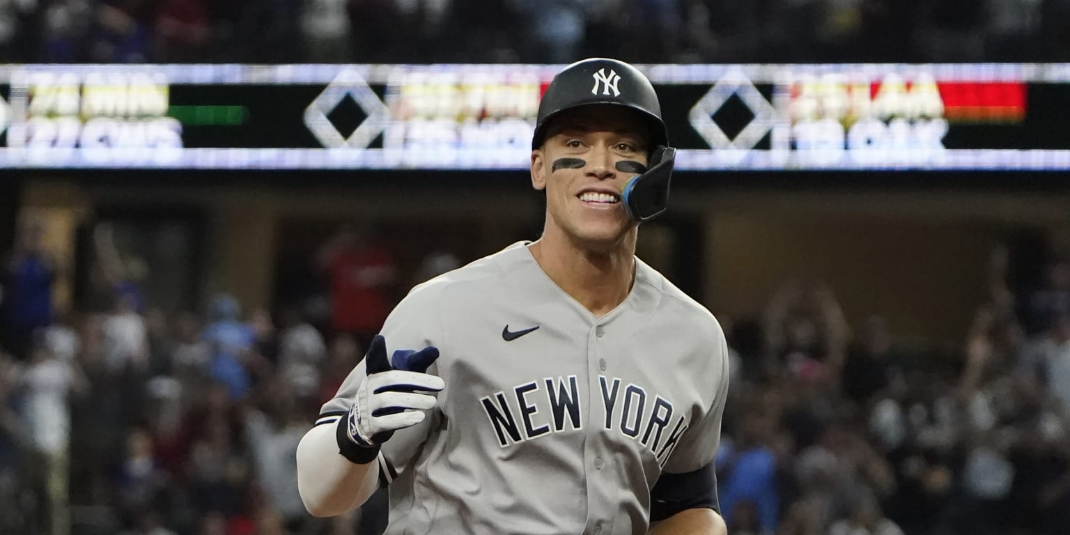 Lot Detail - 2022 Aaron Judge NY Yankees Game Worn, Signed & Inscribed 3  Home Run Jersey from AL Record 62-HR Season incl. HR #19 off Shohei Ohtani  (Photomatched to 7 Games!) 