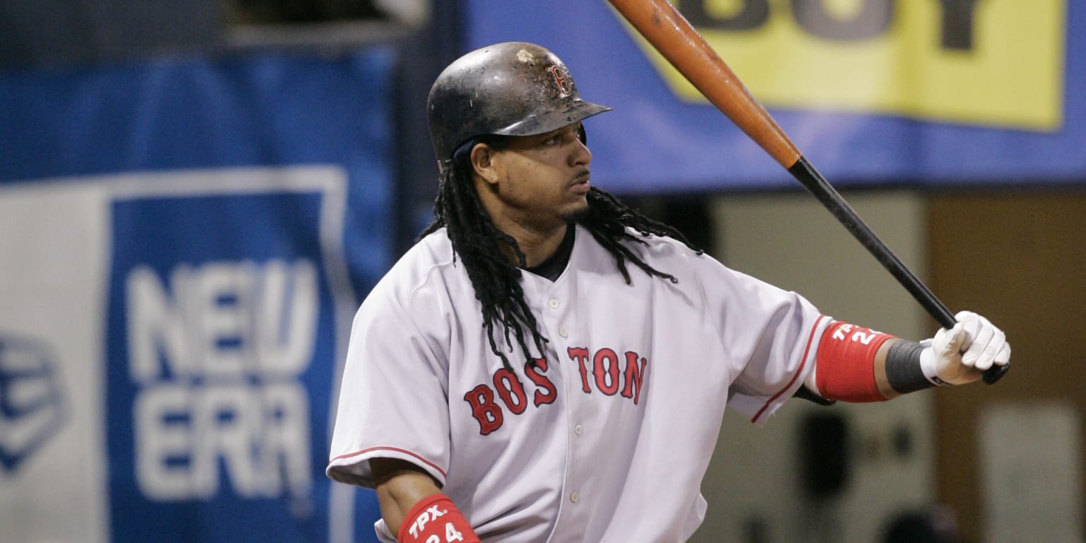 Manny Ramirez Boston Red Sox Jersey Number Kit, Authentic