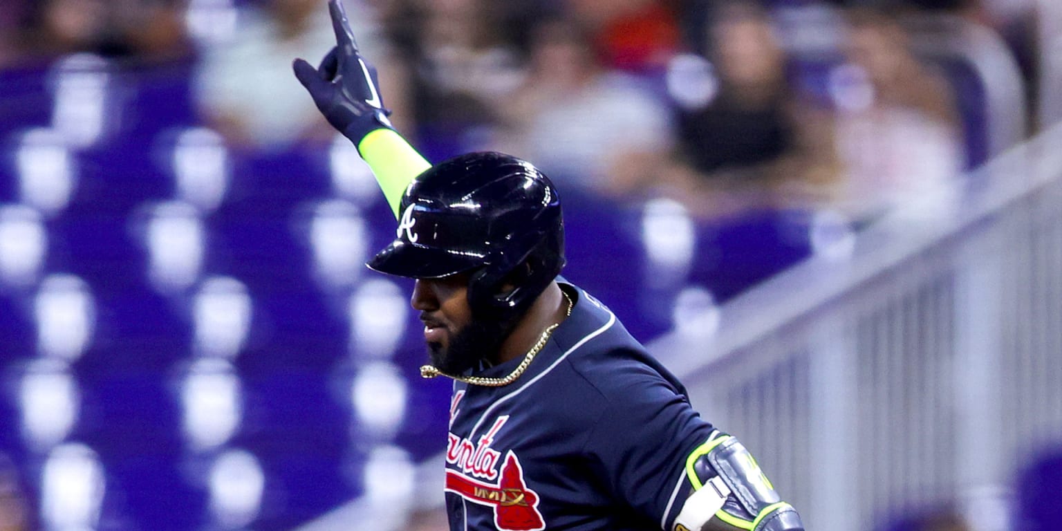 Braves' Marcell Ozuna reaches outstanding milestone with multi-HR game vs.  Marlins