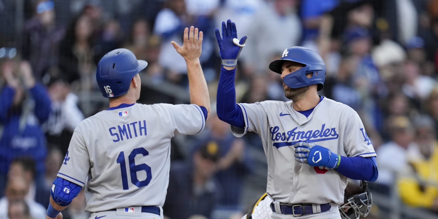 Taylor’s HR supports May as the Dodgers’ string-tying role in SD
