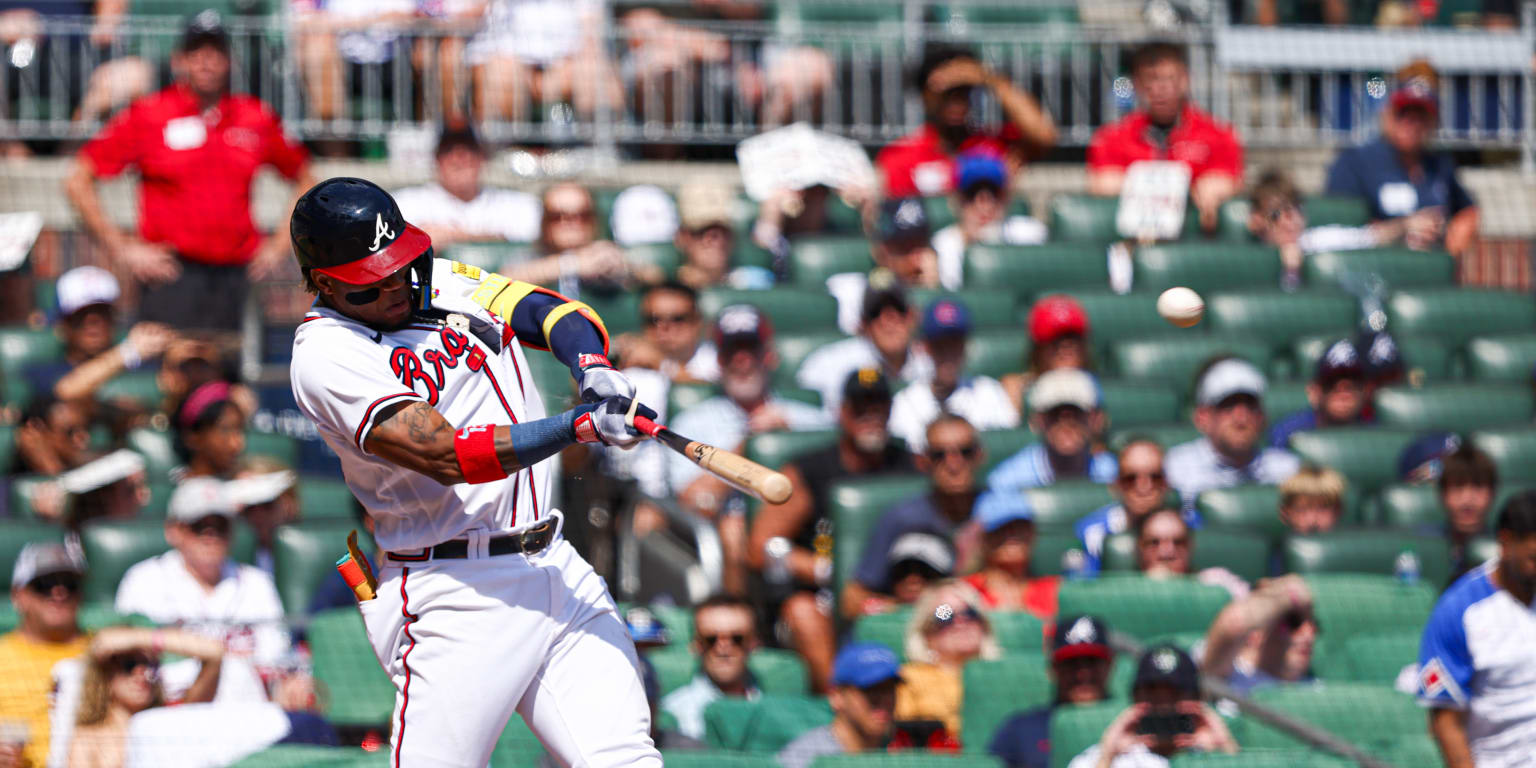 ClutchPoints on X: Atlanta Braves star Ronald Acuna Jr. shows off