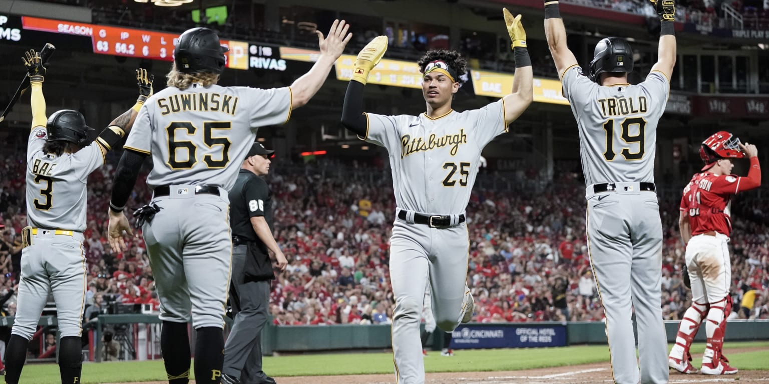 The Pirates achieve a historic march to defeat the Reds
