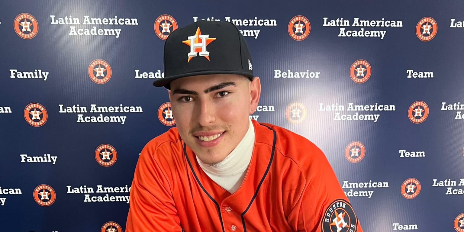 Astros 2024 international prospects signings