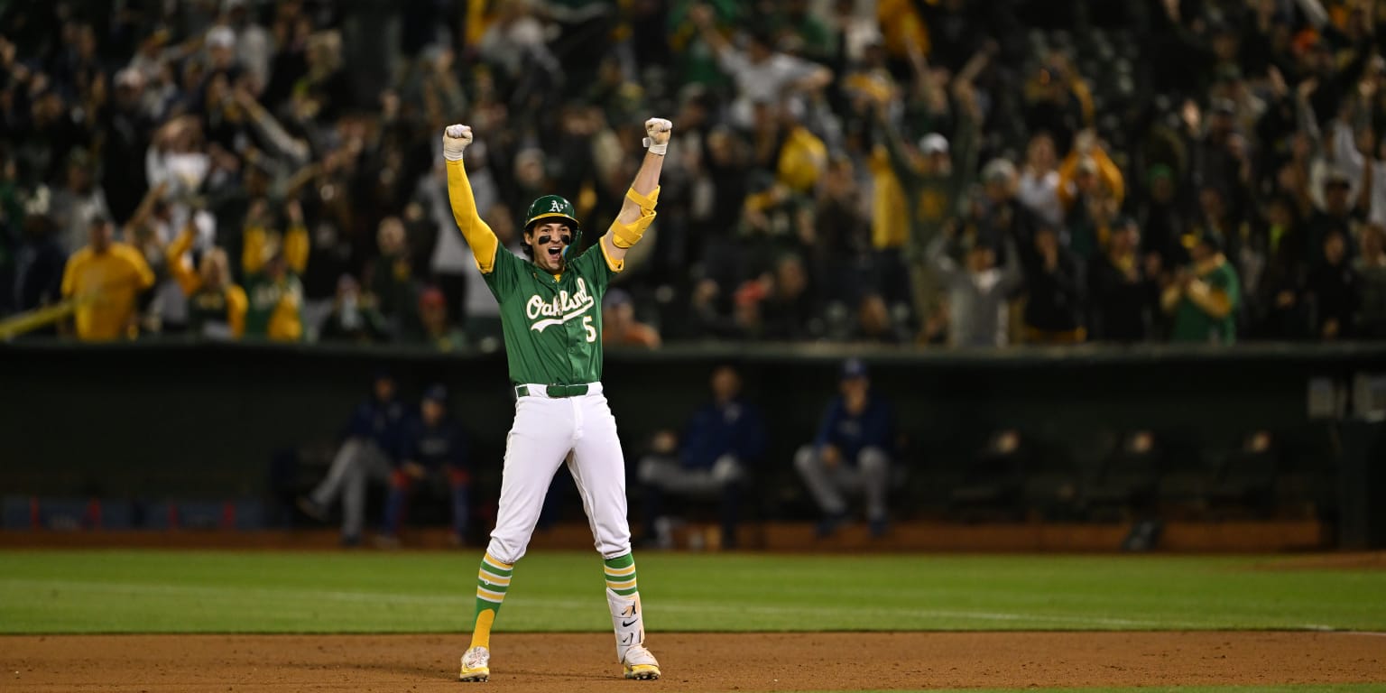 Jacob Wilson, A's walk off Rangers to open last Oakland series