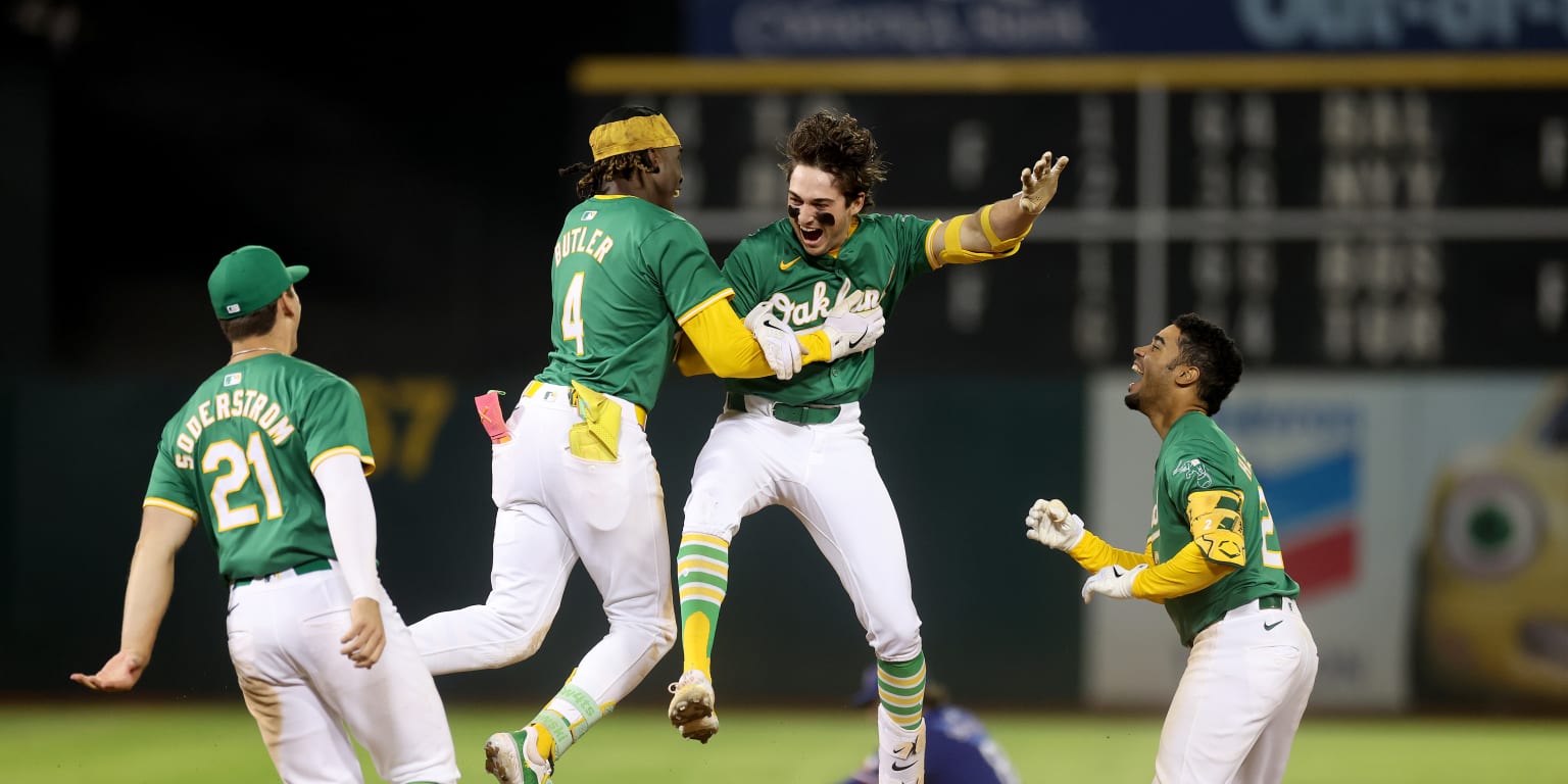 Jacob Wilson, A's walk off Rangers to open last Oakland series