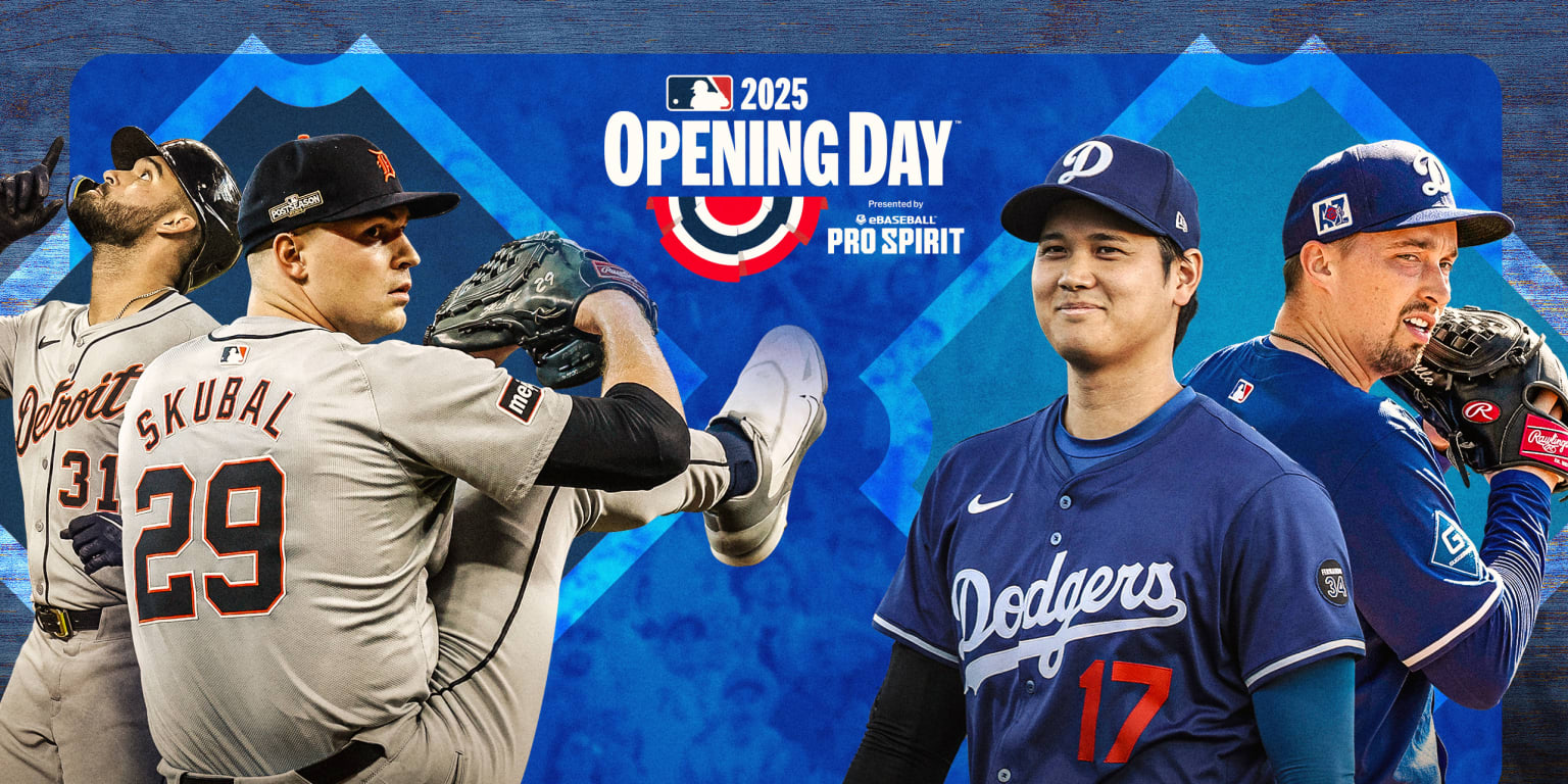 Tigers, Dodgers 2025 Opening Day starting pitchers