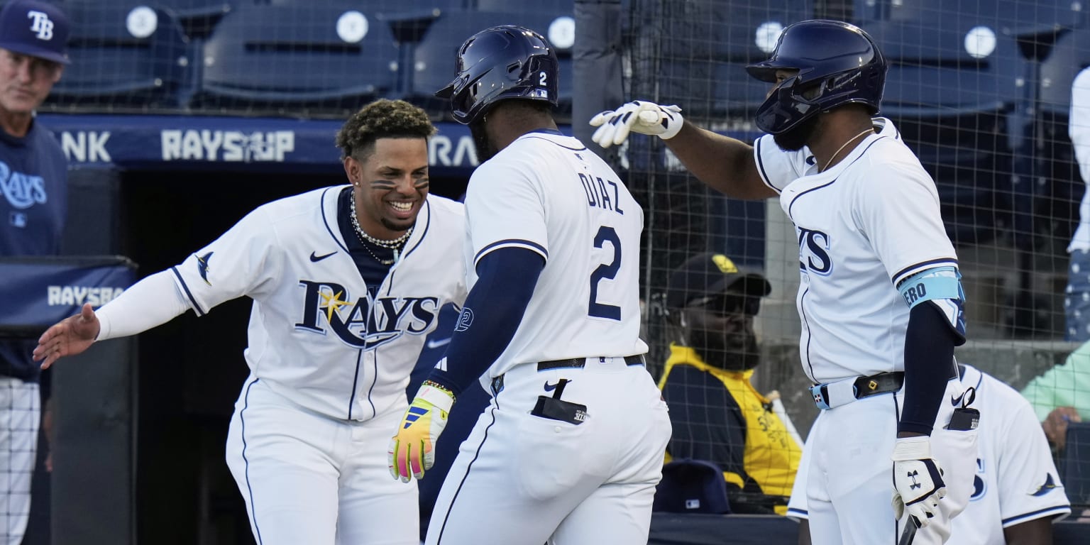 Rays post 9-run third inning vs. Red Sox