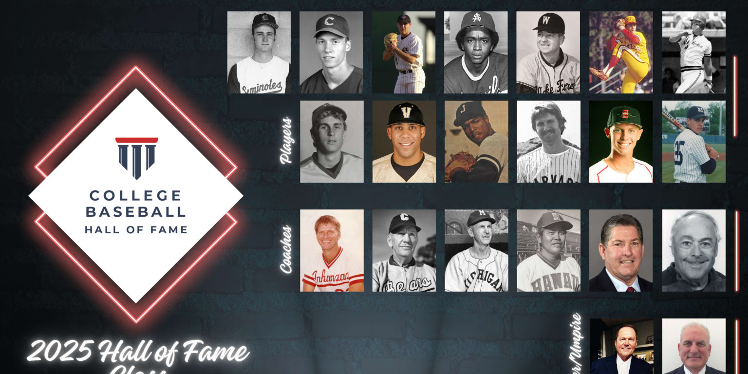 College Baseball Hall of Fame Class of 2025
