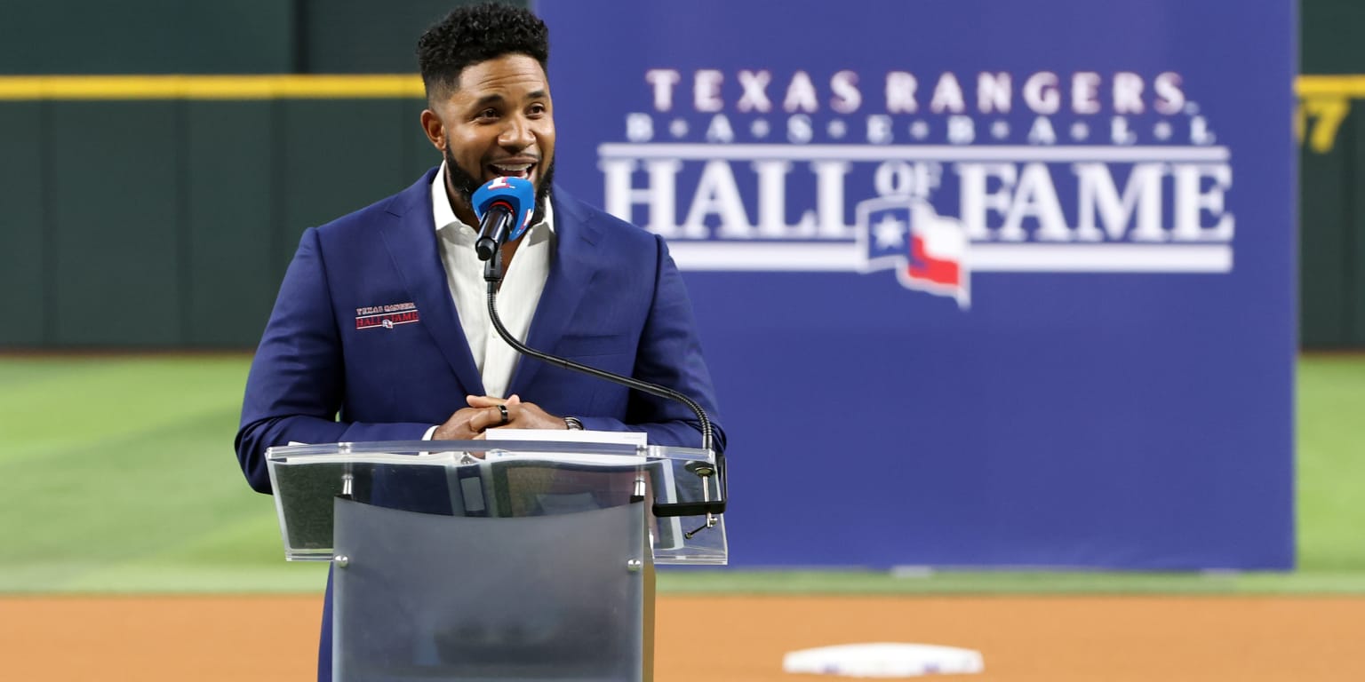 Elvis Andrus inducted into Rangers Hall of Fame