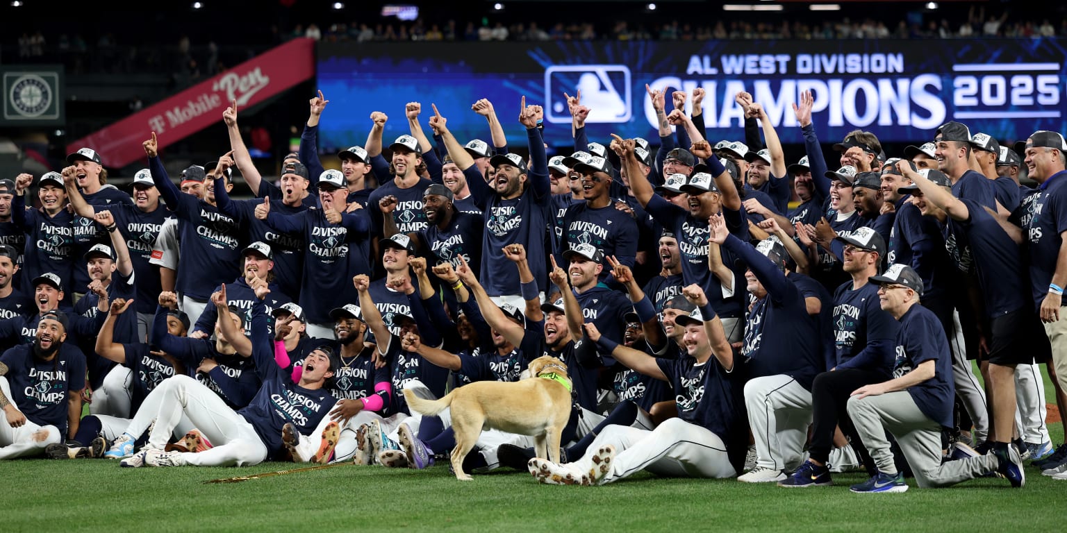 Mariners win 2025 AL West division title